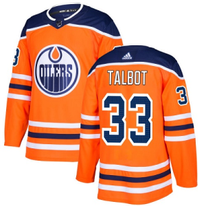 Herren Edmonton Oilers Eishockey Trikot Cam Talbot #33 Weiß Heim